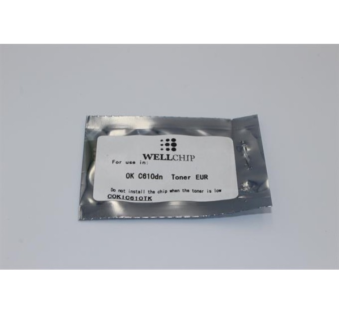 Чіп картриджа WellChip OKI C610, Black, COKIC610TK