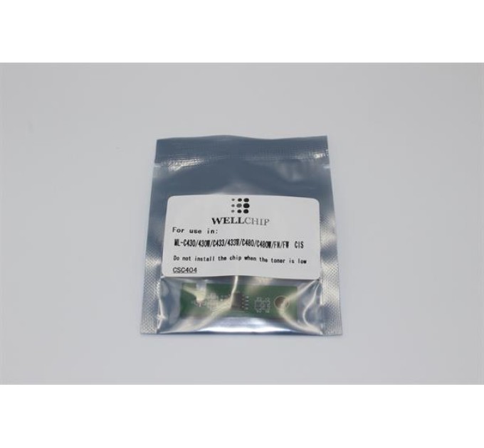 Чіп картриджа WellChip Samsung C430, Cyan, CSC404