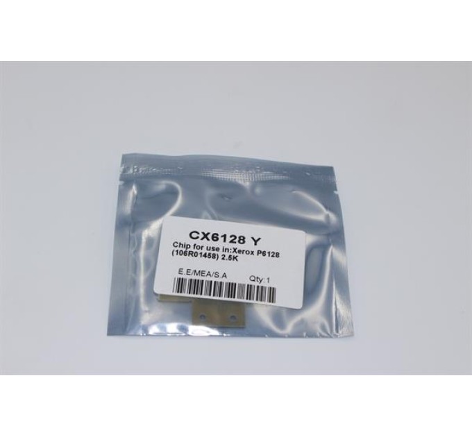 Чіп картриджа WellChip Xerox Phaser 6128, Yellow, CX6128Y