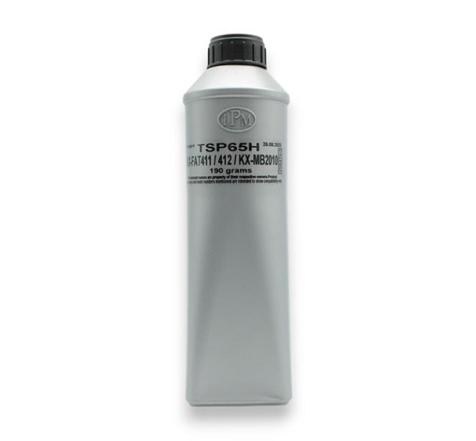 Тонер IPM Panasonic KX-FAT411/412/92/88, 190г/банка, TSP65H