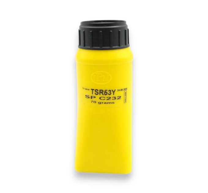 Тонер IPM Ricoh SP C232, Yellow, 70г/банка, TSR53Y