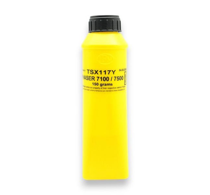 Тонер IPM Xerox Phaser 7500, 150г/банка, Yellow, TSX117Y