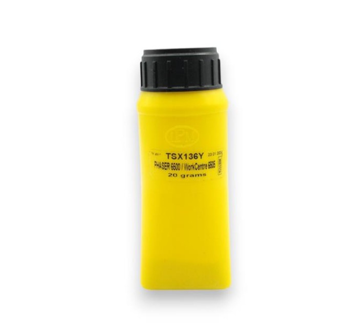 Тонер IPM Xerox Phaser 6500, 20г/банка, Yellow, TSX136Y