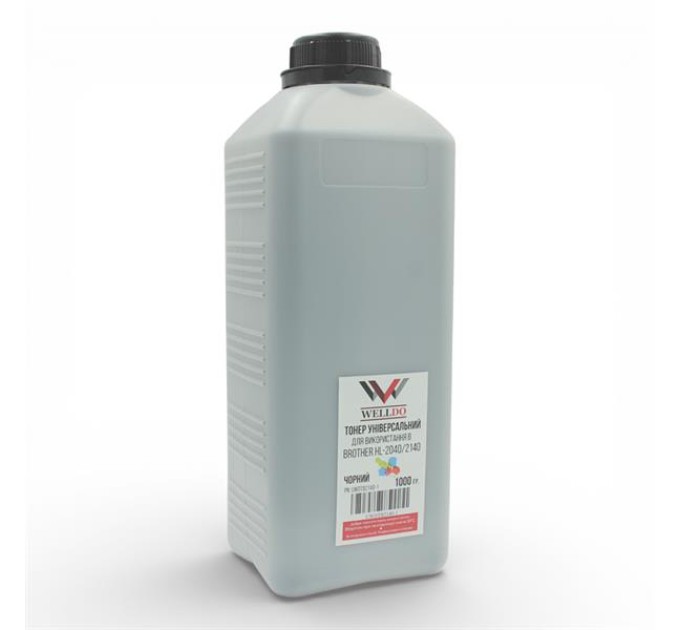 Тонер WELLDO Brother TN350, 1000г/банка, UWDTB2140-1