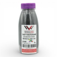 Тонер WELLDO Brother TN420, 75г/банка, UWDTB2240-75