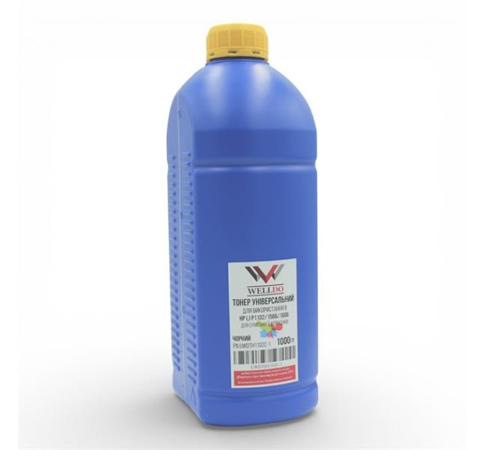 Тонер WELLDO HP LJ P1102/1566, 1000г/банка, UWDTH1102C-1