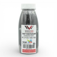 Тонер WELLDO HP LJ P1102/1566, 80г/банка, UWDTH1102P-80