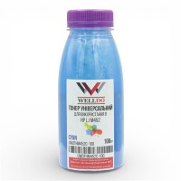 Тонер WELLDO HP LJ M452, 100г/банка, Cyan, UWDTHM452C-100