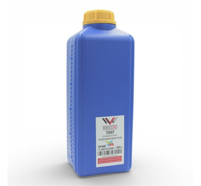 Тонер WELLDO Kyocera M2040, 1000г/банка, UWDTK2540HQ-1