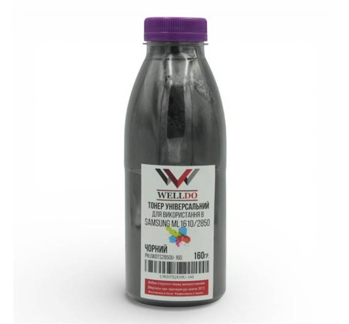 Тонер WELLDO Samsung ML-1610/2850, 160г/банка, UWDTS2850U-160
