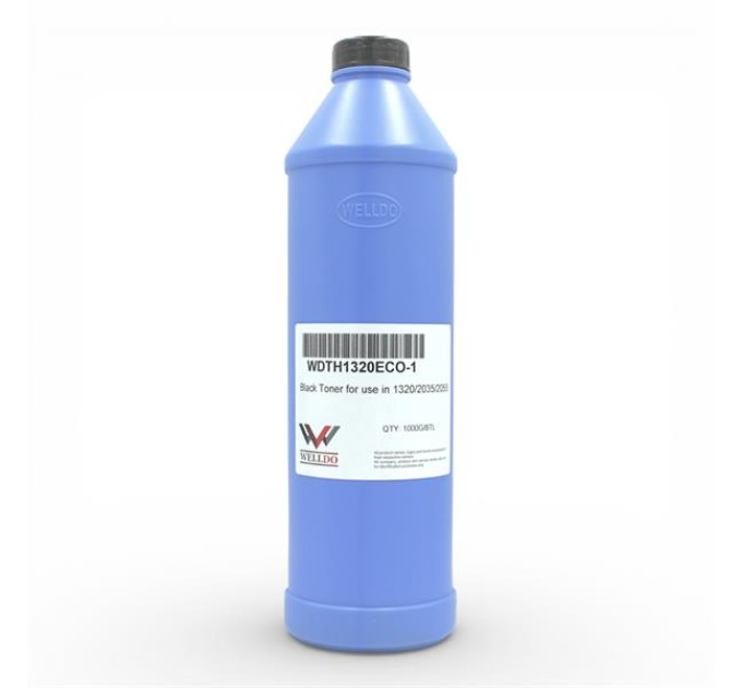 Тонер WELLDO HP LJ 1320, 1000г/банка, WDTH1320ECO-1
