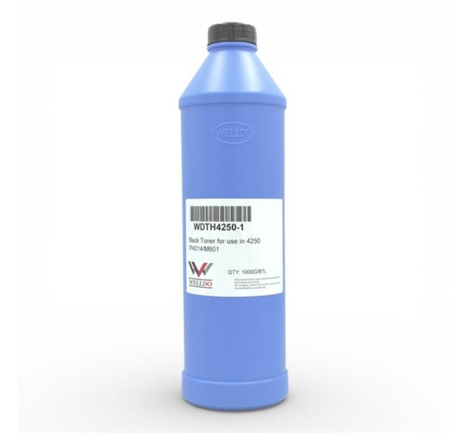 Тонер WELLDO HP LJ P4014, 1000г/банка, WDTH4250-1