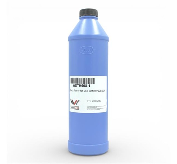 Тонер WELLDO HP LJ M608, 1000г/банка, WDTH608-1