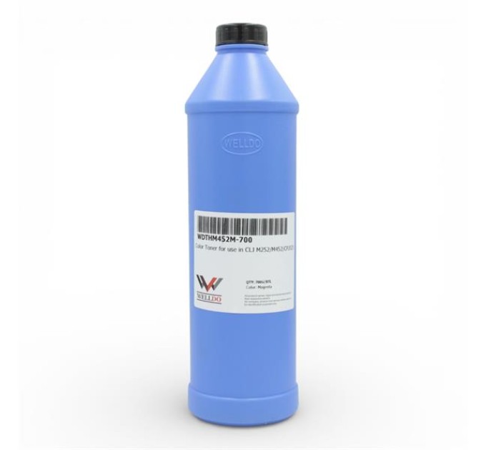 Тонер WELLDO HP LJ M452, 700г/банка, Magenta, WDTHM452M-700
