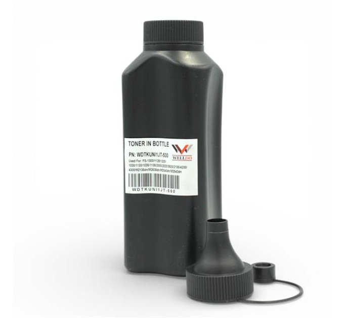 Тонер WELLDO Kyocera Universal1, 500г/банка, WDTKUNI1JT-500