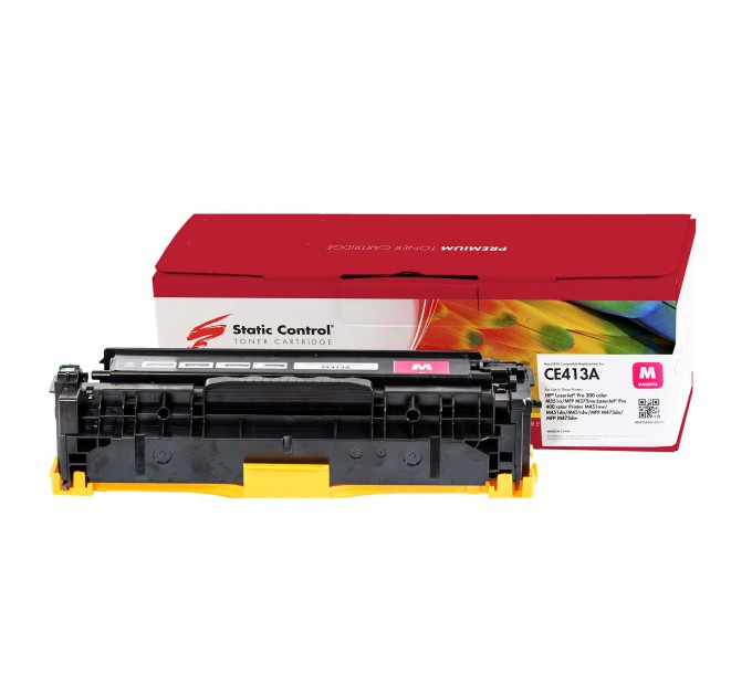 картридж Static Control Parrot сумісний аналог HP CE413A (305A) червоний