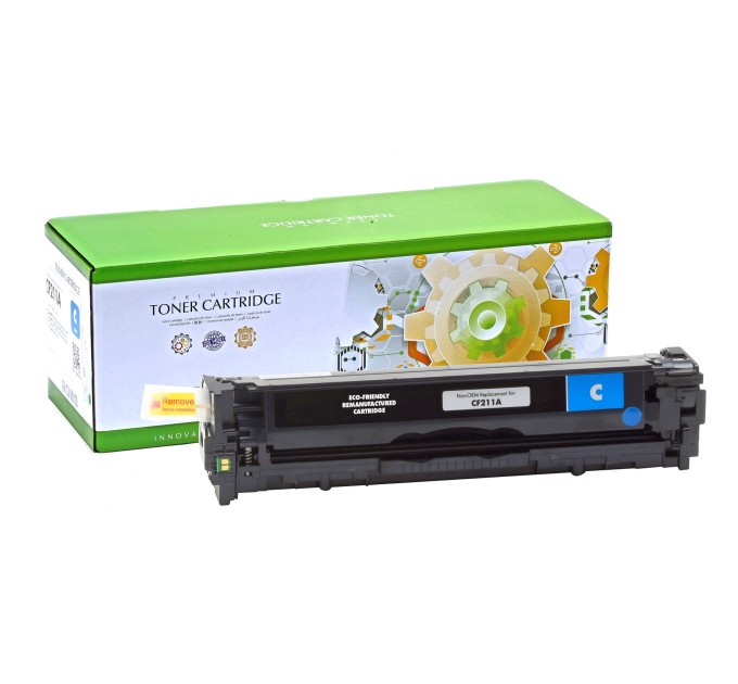 картридж Static Control відновлений HP CF211A (131A)/CB541A (125A)/CE321A (128A), Canon 716/731 синій