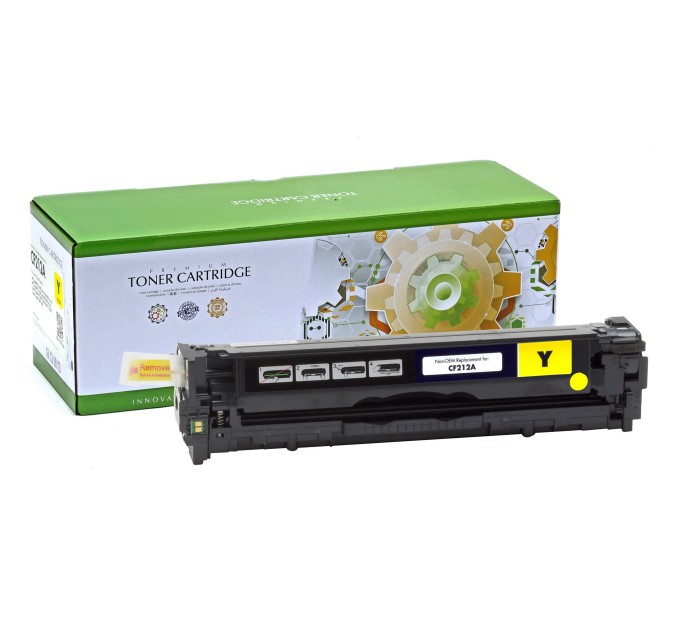 картридж Static Control відновлений HP CF212A (131A)/CB542A (125A)/CE322A (128A), Canon 716/731 жовтий