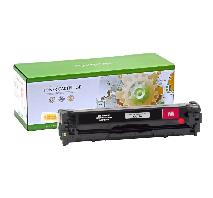 Картридж Static Control відновлений HP CF213A (131A)/CB543A (125A)/CE323A (128A), Canon 716/731 червоний