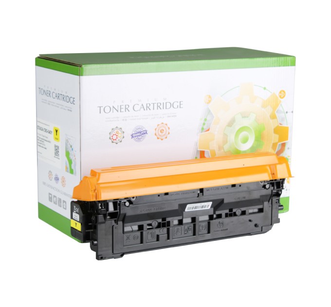 Картридж Static Control відновлений HP CF362A (508A), Canon 040 жовтий