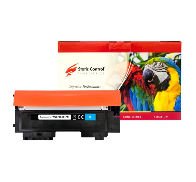 картридж Static Control Parrot сумісний аналог HP W2071A (117A) синій