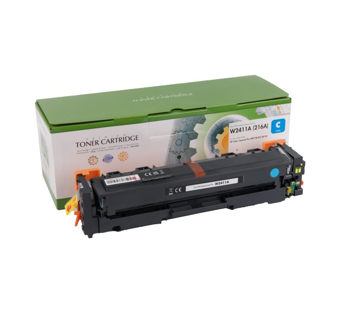 картридж Static Control сумісний аналог HP W2411A (216A) cyan