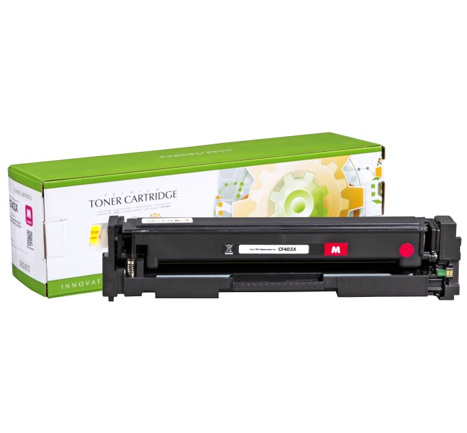 Картридж Static Control сумісний аналог HP CF403X (201X), Canon 045H червоний