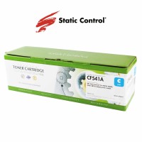 Картридж Static Control сумісний аналог HP CF541A (203A) синій