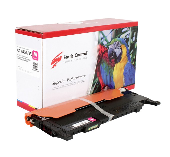 картридж Static Control Parrot відновлений Samsung CLT-M407S magenta