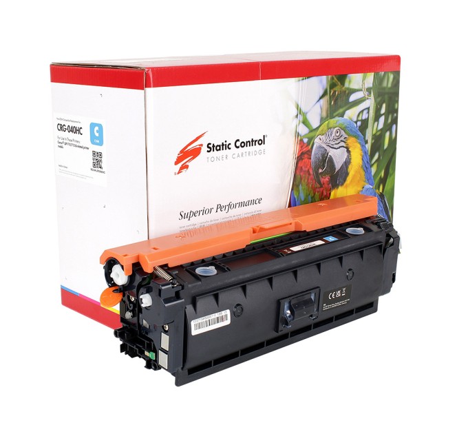 картридж Static Control Parrot сумісний аналог HP CF361X (508X), Canon 040H синій