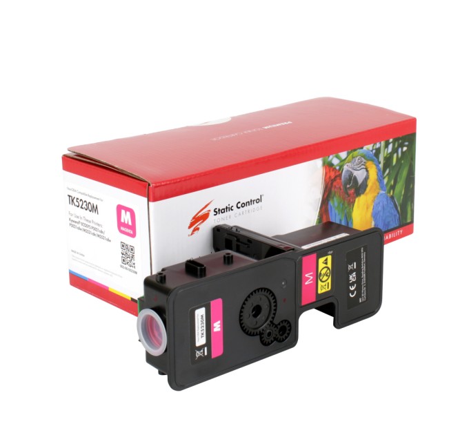 картридж Static Control Parrot сумісний аналог Kyocera TK-5230M magenta