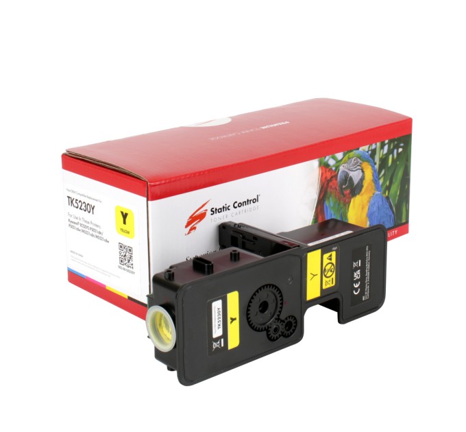 картридж Static Control Parrot сумісний аналог Kyocera TK-5230Y жовтий