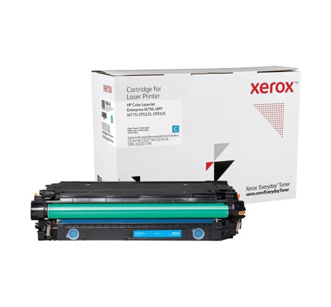 картридж Xerox Everyday сумісний аналог HP CE341A (651A)/CE271A (650A)/CE741A (307A) синій