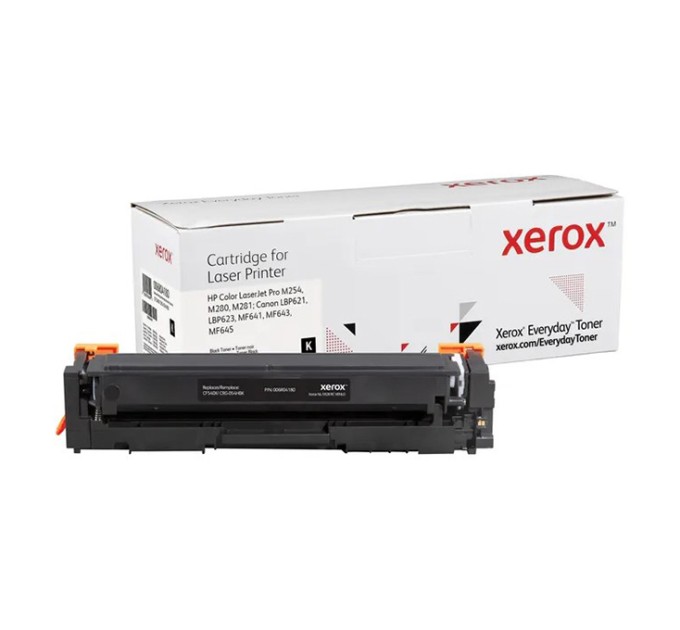 картридж Xerox Everyday сумісний аналог HP CF540X (203X), Canon 054H чорний
