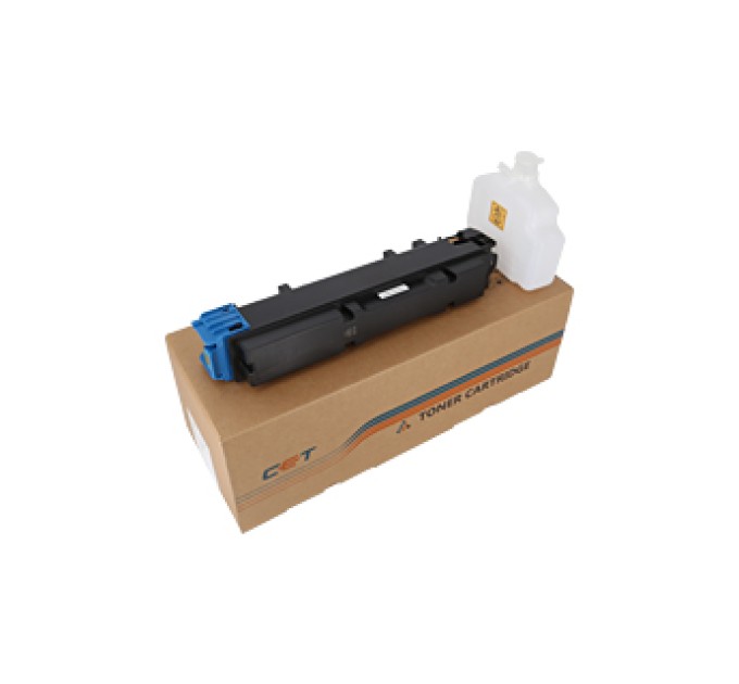 Тонер-картридж сумісний Kyocera Mita ECOSYS ECOSYS PA4000cx TK-5380C, 1T02Z0CNL0, 169г, 13K, блакитний CET (CET142012)