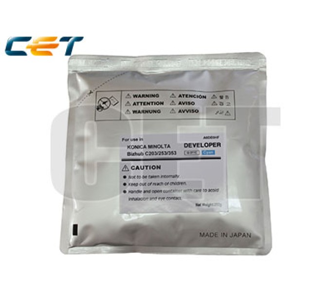 Девелопер Konica Minolta C200, IU-211C блакитний CET (CET6824)