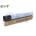 Тонер-картридж сумісний Konica Minolta Bizhub C454, TN-512C 550г, блакитний CET (CET7314)
