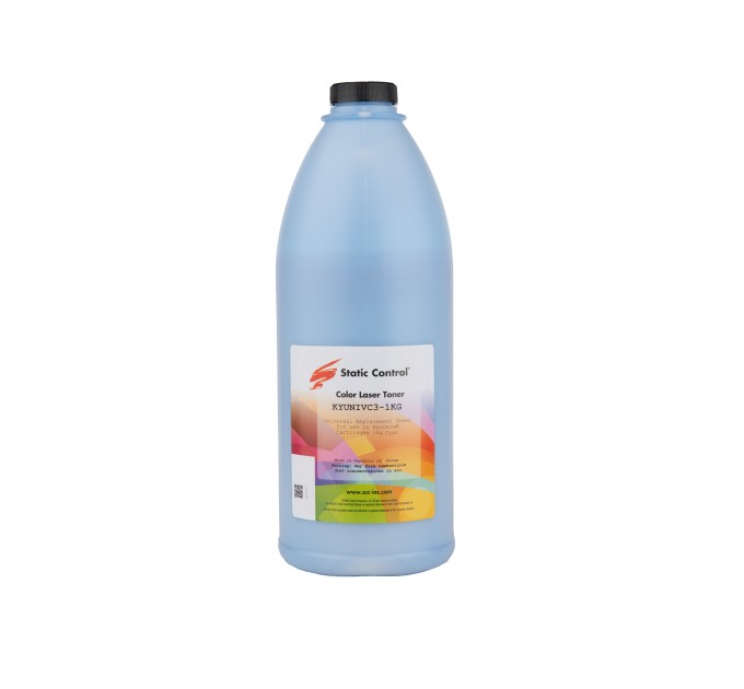 Тонер Kyocera Mita універсальний флакон, 1 кг блакитний SCC (KYUNIVC3-1KG)