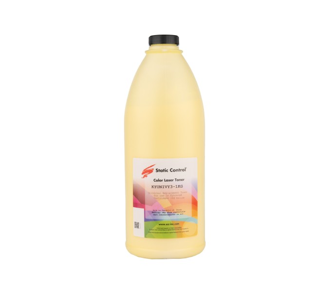 Тонер Kyocera Mita універсальний флакон, 1 кг жовтий SCC (KYUNIVY3-1KG)
