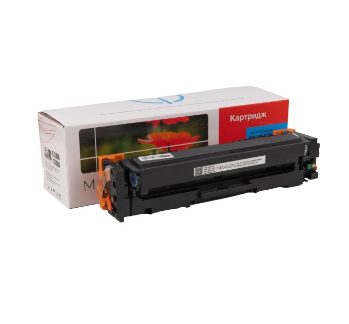 Картридж MAKKON сумісний аналог HP CF541A (203A), Canon 054 синій