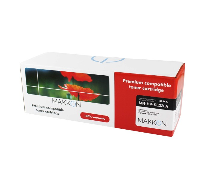 картридж MAKKON сумісний аналог HP CE320A (128A) чорний