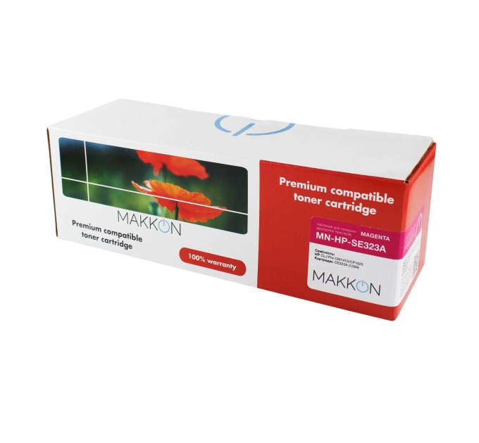 картридж MAKKON сумісний аналог HP CE323A (128A) magenta