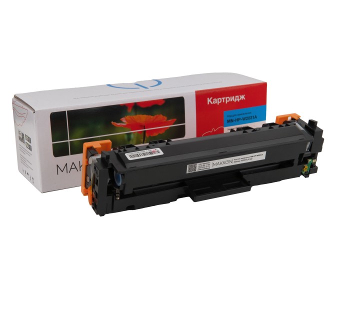 картридж MAKKON совместимый аналог HP W2031A (415A) синій