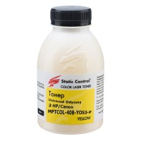 Тонер HP універсальний MPTCOL3 флакон, 40 г, жовтий SCC (MPTCOL-40B-YOS3-P)