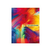 Щоденник шкільний, 165х210 мм, обкладинка - картон з поролоном, повнокольорова ламінована, кріплення