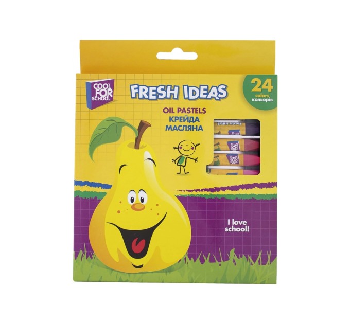 Крейда масляна Fresh Ideas, 24 кольори