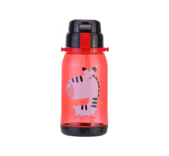 Дитяча пляшка для води, CoolForSchool, Zebra, 650 мл, чорна