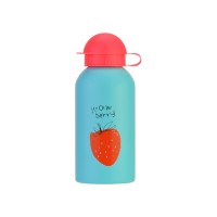 Дитяча пляшка для води, CoolForSchool, Strawberry, 500 мл., блакитна