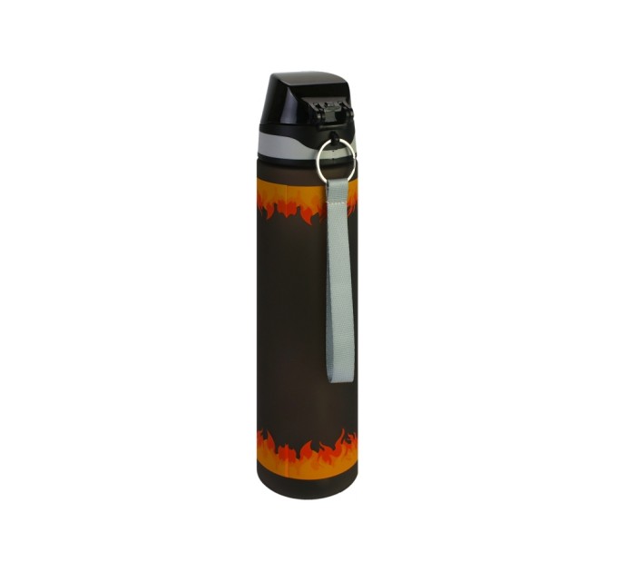 Пляшка для води Fire Dragon, 750 мл, чорна