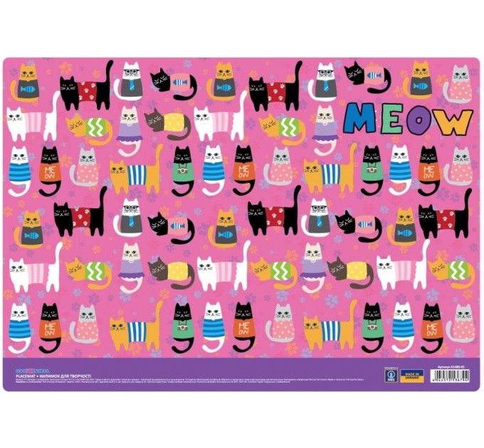 Килимок для дитячої творчості "Funny Cats"